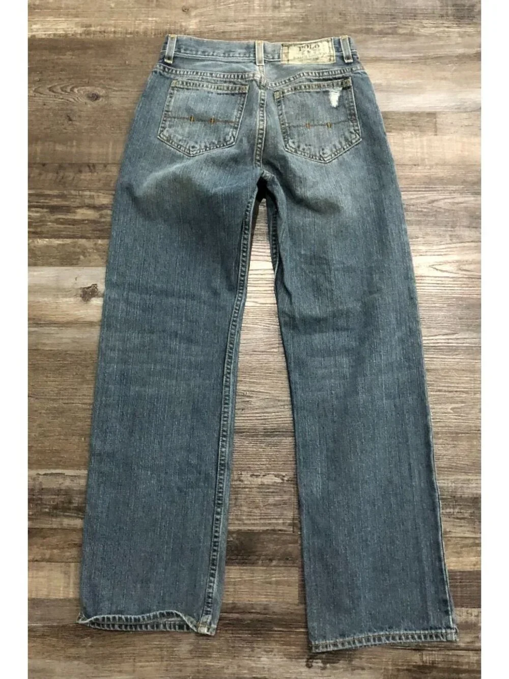 Polo Ralph Lauren Youth Boys Size 16 Straight Fit Cotton Blue Jeans